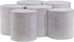 Dimple - 20" 6 Piece Modular Coffee Table - Terazzo Finish