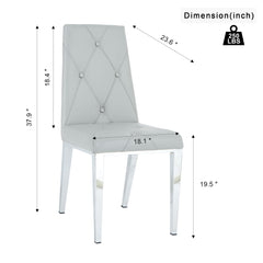 Modern Light Luxury Dining Chair (Set of 2)