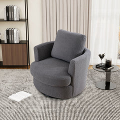 Swivel Accent Barrel 360 Degree Club Chair