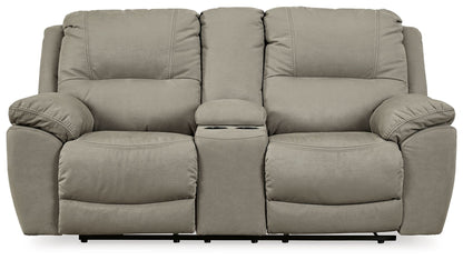 Next-Gen Gaucho - DBL REC PWR Loveseat w/Console - Putty