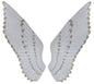 16x40 Metal Wall Decor - Pearl Silver