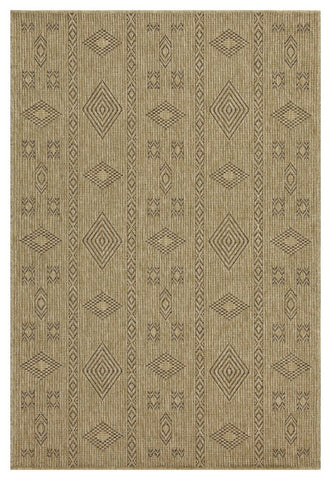 Earth - 5'3" X 7'3" Polypropylene Indoor, Outdoor Area Rug - Jute, Mocha