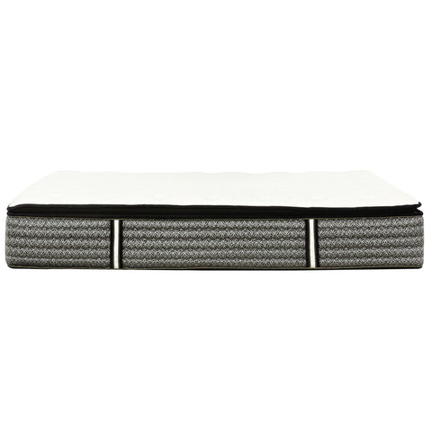 Premium 14" Queen Size Hybrid Mattress In A Box Plush Gel Memory Foam Top With Cooling Technology - Gray / White