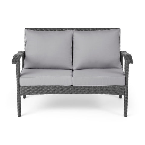 Honolulu - Loveseat - Gray / Silver