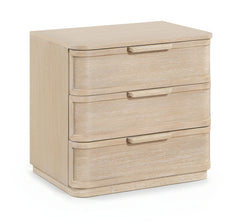 Tiberio - Oak Veneer And Solid Wood Nightstand