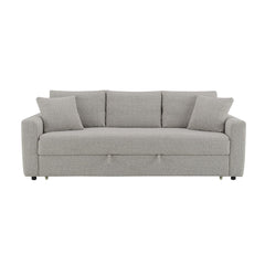 Connie - Sofa With Sleeper - Gray Boucle