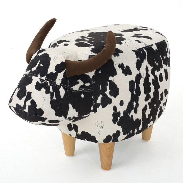 Cow Shaped Ottoman Footstool