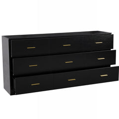 Modern Drawer Dresser For Bedroom, Ample Storage Wide Chest Of Drawers