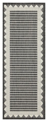 Sunshine - 5'3" X 7'3" Polypropylene Indoor & Outdoor Area Rug - Anthracite