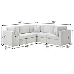 Chauncy - 5 Piece Sectional