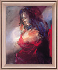 Ember Muse - 28" x 34" Framed Wall Art