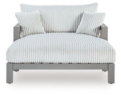 Hurley Park - Gray - Chaise Lounge With Cushion