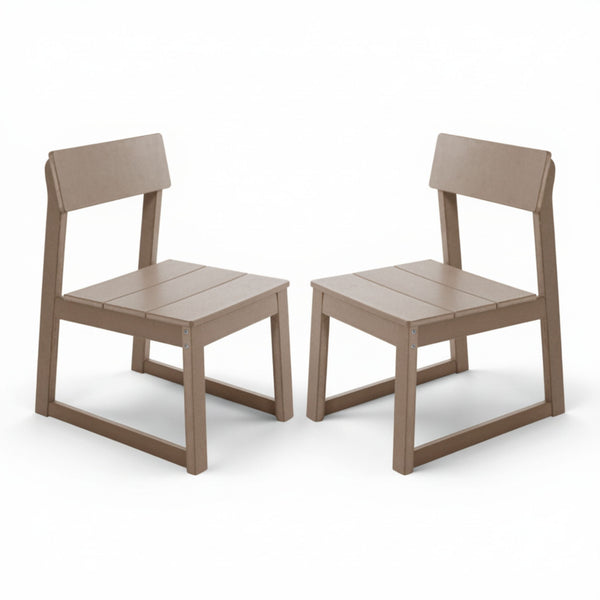 All Weather Patio Dining Chairs (Set of 2)