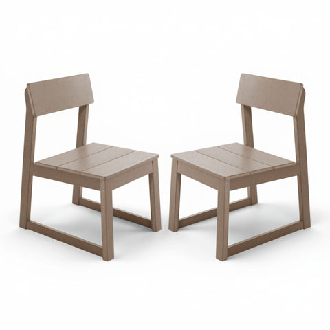 All Weather Patio Dining Chairs (Set of 2)