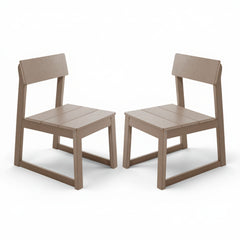 All Weather Patio Dining Chairs (Set of 2)
