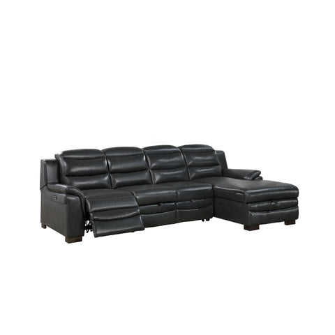 Coco - Blanche Sofa Bed With USB - Dark Gray