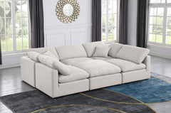 Indulge - Linen 6 Piece Modular Sectional