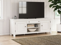 Robbinsdale - Extra Large TV Stand - Antique White