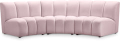 Infinity - 3 Piece Velvet Modular Sectional