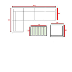 Stylish Sofa Seating Group With Cushions Perfect For Outdoor Gatherings