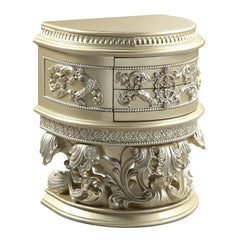 Vatican - Nightstand - Champagne Silver