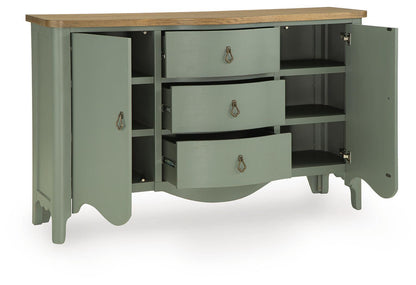 Actonville - Accent Cabinet - Antique Green