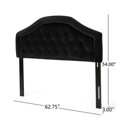 Kaarina - Contemporary Tufted Fabric Headboard