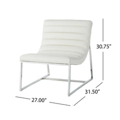 Wilmouth - Roll Occasional Chair - White