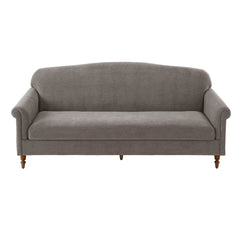 Loveseat Sofa With Rolled Arm For Living Room - Brown