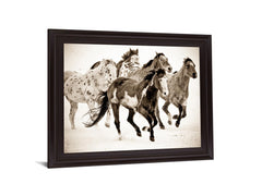 Speckled Gallop - 28" x 34" Framed Wall Art