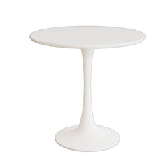 Mid-Century Round Dining Table With Pedestal Base For 2 - 4 People