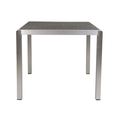 Outdoor Square Dining Table With Aluminum Frame