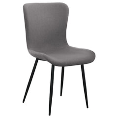 Grant - Upholstered Dining Side Chair (Set of 2) - Warm Gray