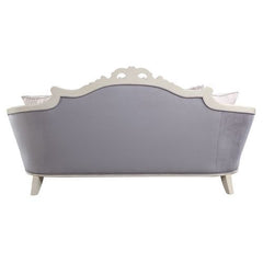 Galelvith - Sofa With 6 Pillows - Gray Fabric