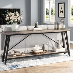 Sofa Table With Frame Extra Long Entryway Console