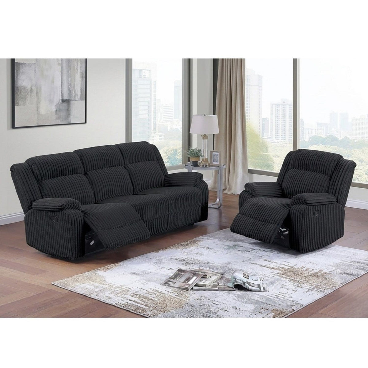 Motion Recliner Chair Set, Living Room Furniture
