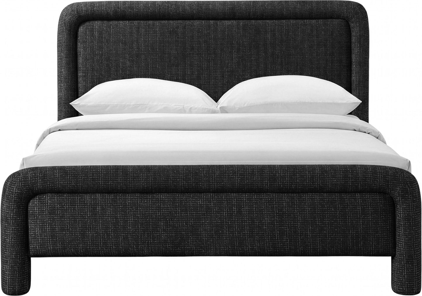 Baylor - Fabric With Interwoven Chenille Upholstered Bed