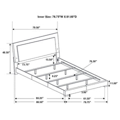 Dulcey - Bedroom Set With LED Lighting