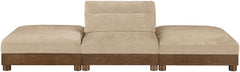 Turin - 3 Piece Fabric Upholstered Modular Sofa
