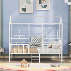 House Bed Frame With Slatted Support, No Box Spring Needed