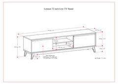 Lennon - Handcrafted Low TV Stand