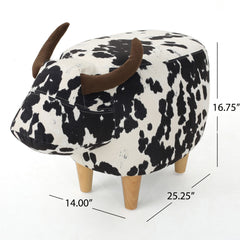 Cow Shaped Ottoman Footstool