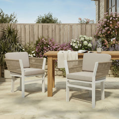 Outdoor Dining Chair, All-Weather Patio Seating For Backyard (Set of 2)
