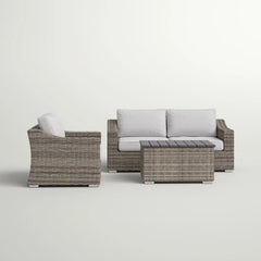 Stylish Sofa Seating Group With Cushions Perfect For Outdoor Gatherings