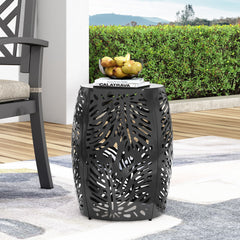 Modern Design Metal End Table, Large
