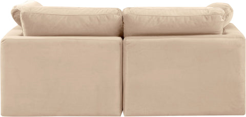 Indulge - Velvet 2 Seat Modular Sofa