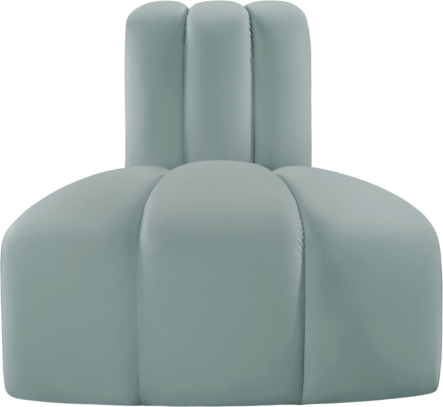 Arc - Faux Leather Reverse Corner Chair