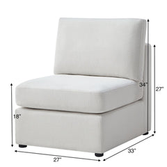 Chauncy - Armless Slipper Chair