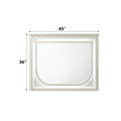 Laveda - Mirror With LED - White