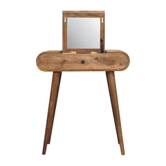 Mini Dressing Table With Foldable Mirror